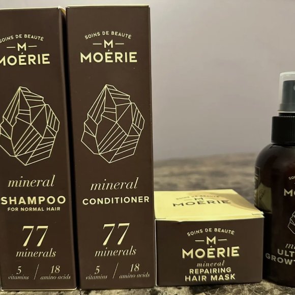 Moerie Hair Growth Set Shampoo, Conditioner, Spray, Mask (4pc) Reverse Hair Loss - Picture 6 of 10